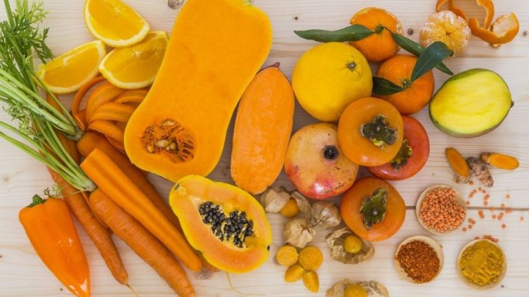 alimentos naranja