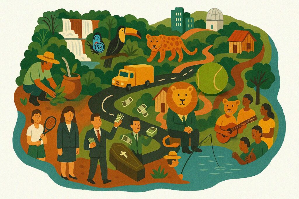 milei en mnes caricatura